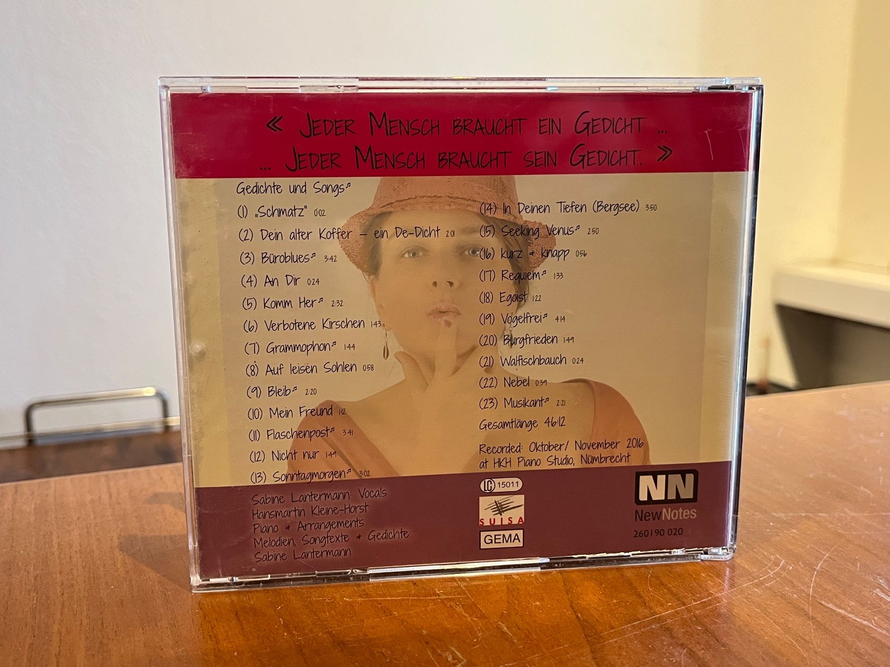 CD: Lantina - Gebrauchte Gedichte – Nuovo (secondo la descrizione) da Küsnacht ZH venduto da swisssales.net 1