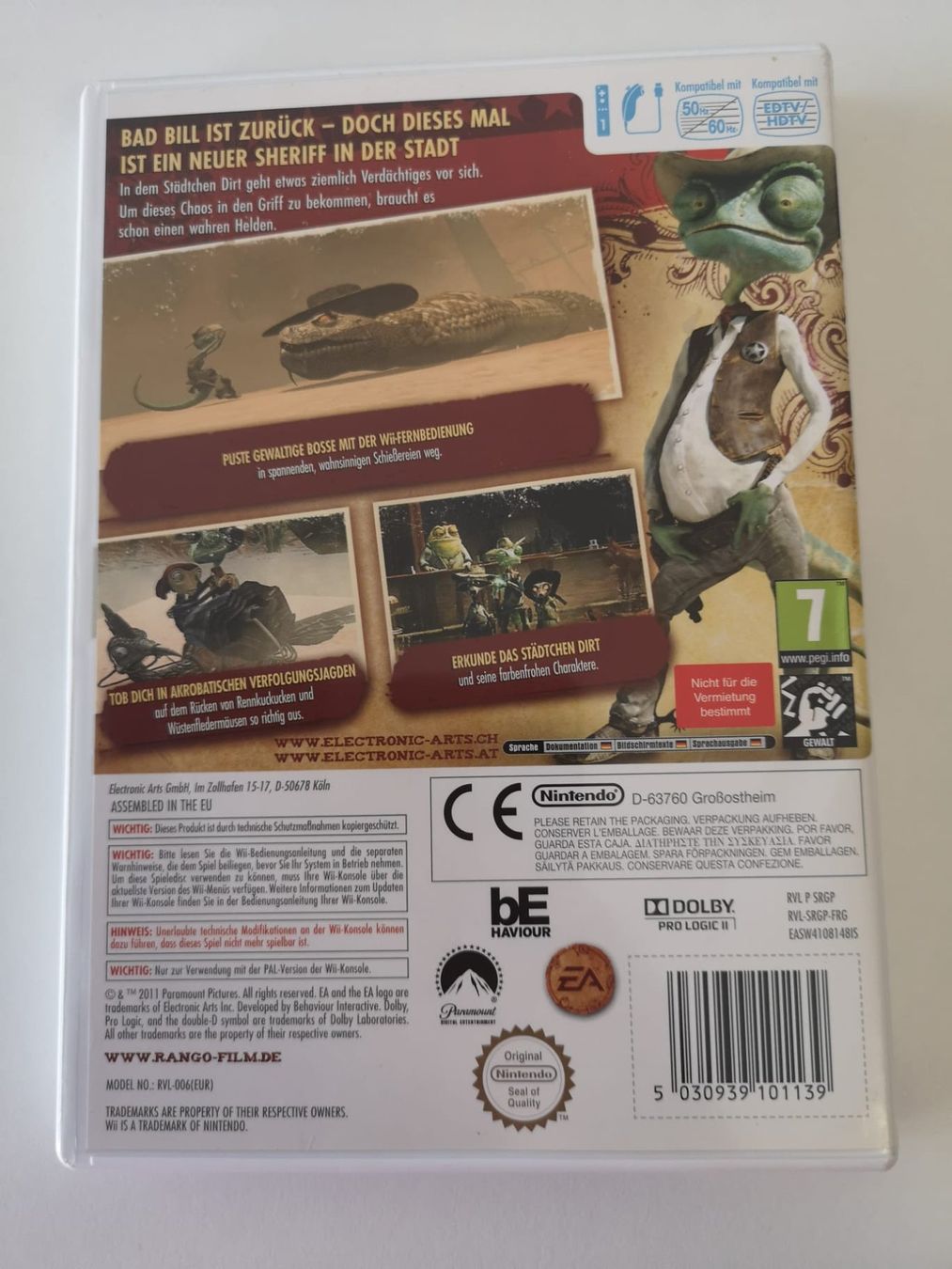 Nintendo Giochi: Rango (Wii) – Usato da Herisau venduto da Seyashop1 2