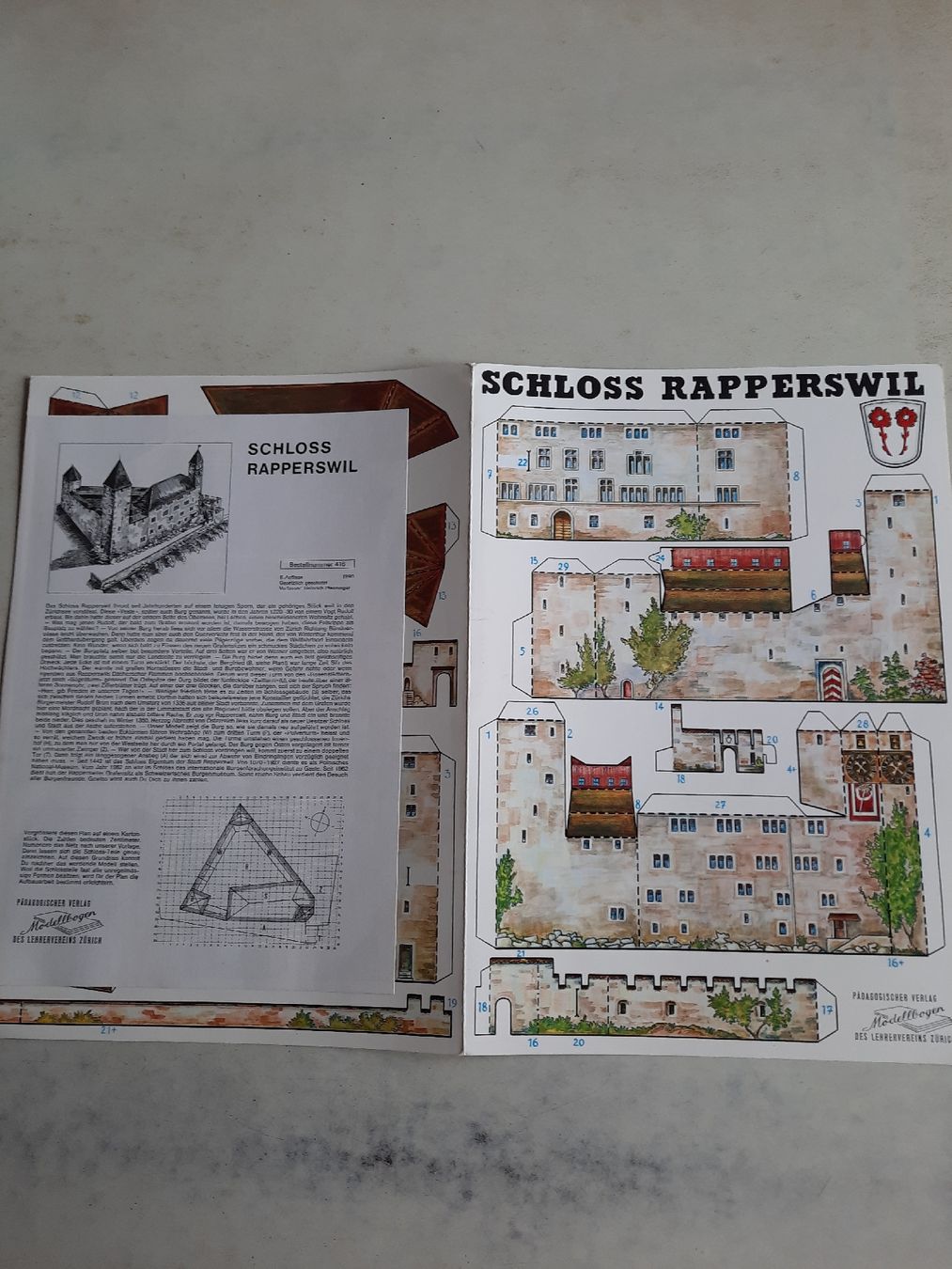 Bastelsets: Bastelbogen Modellbogen Schloss Rapperswil – Neu (gemäss Beschreibung) aus Nottwil von mar_jqm7 2