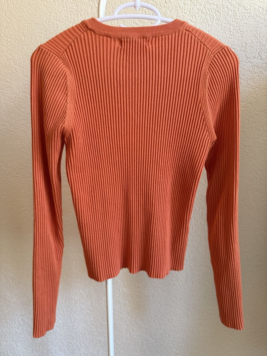 Mango Maglioni & Felpe: Pull maille col rond corail Mango, t.38/M – Usato da Tavannes venduto da Thriftshop 1