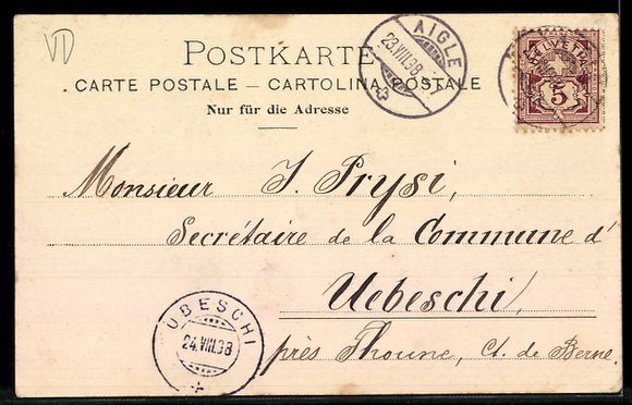 Cartes postales: AK Aigle, Château d`Aigle – D'occasion à Berlin par bartko-reher 1