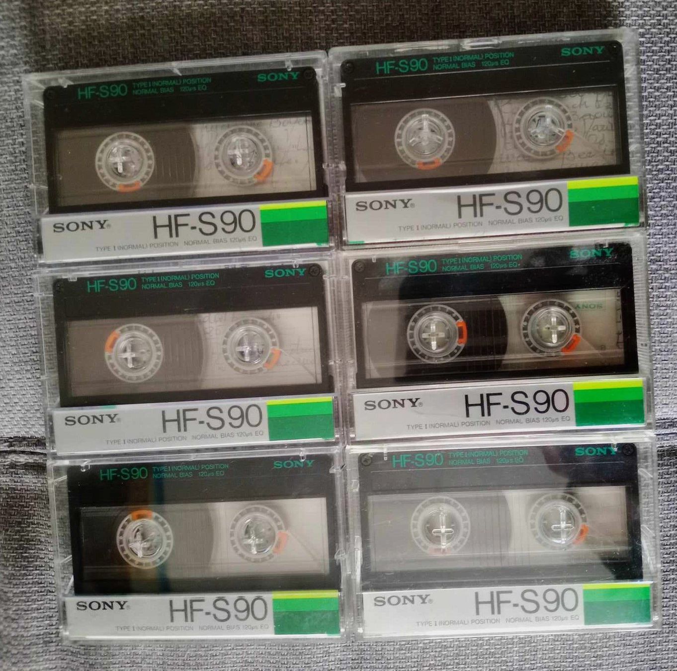 Kompaktkassetten: Sony HF-S 90 / 2 x cassettes MC - 1985 – Gebraucht aus Le Locle von borgespatricia