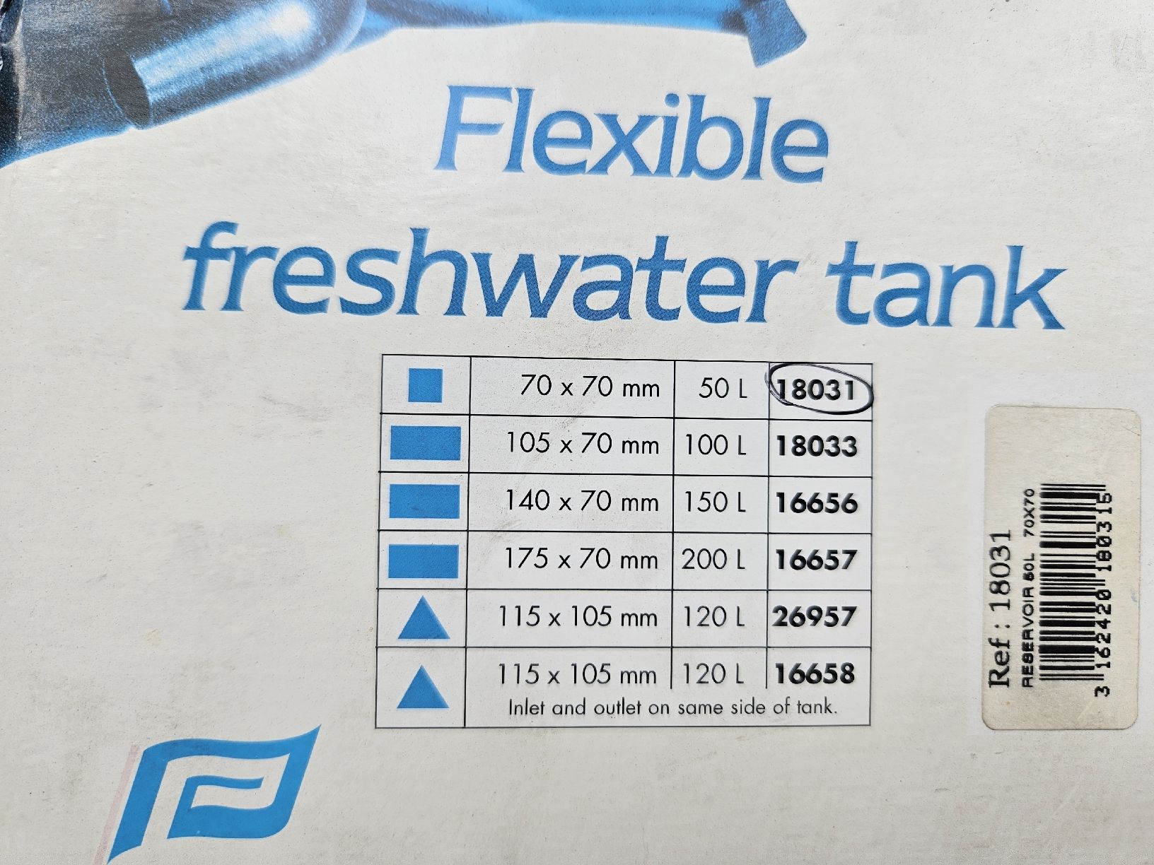 Serbatoi, Taniche & Tubi: Plastimo Wasserkanister – Nuovo e nell'imballaggio originale da Stäfa venduto da Leader10 4