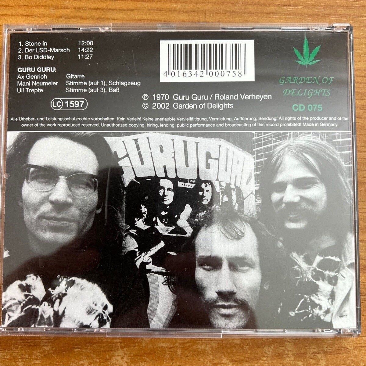 CD: Guru Guru - Essen 1970 // CD - 1. German-Press. 2002 - TOP – Usato da Gais venduto da soundcave57 1