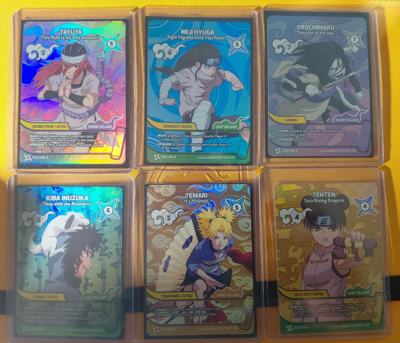 Carte collezionabili: Naruto Mythos TCG 6 Cards alternative – Usato da KLOTEN venduto da RAULMACHOTE