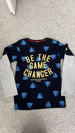 KANZ Langarmshirt Gr. 152 - Cooler Look für den Herbst!