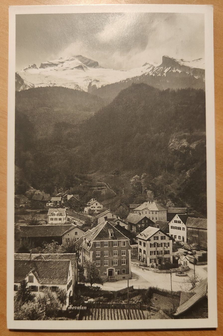Cartoline postali: Sevelen im 1930 – Usato da St. Erhard venduto da Chaeferli6