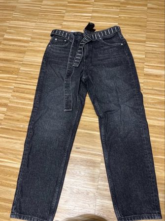 Maje new Denim Jeans with Belt - Size S/M