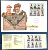 1986 Jugoslawien FDC + Markenheftchen Volkstrachten