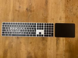 Apple Magic Keyboard mit Ziffernblock + Magic Trackpad