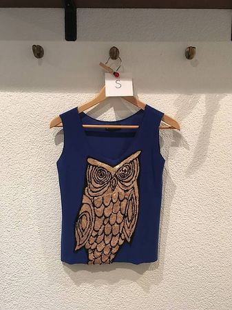 edles dunkelblaues Top/T-Shirt/Bluse aus Boutique in Bangkok