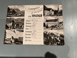 Alte Ansichtskarte Vaduz, Fürstentum Liechtenstein, Muster