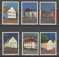 Liechtenstein 1978 Bauten Liechtenstein Nr.632-35 u.636-37**
