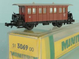 Minitrix 3069 Länderbahn Personenwagen