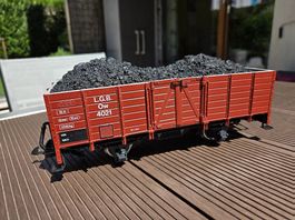 LGB wagon tombereau 4021 avec charbon