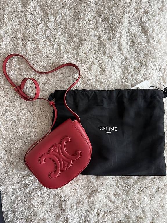 Celine Borse da donna: Celine Folco Bag Triomphe Rossetto – Nuovo (secondo la descrizione) da Viganello venduto da Paulinegis