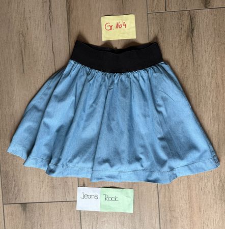 Jeans Rock für Mädchen Grösse 164 leichter Stoff