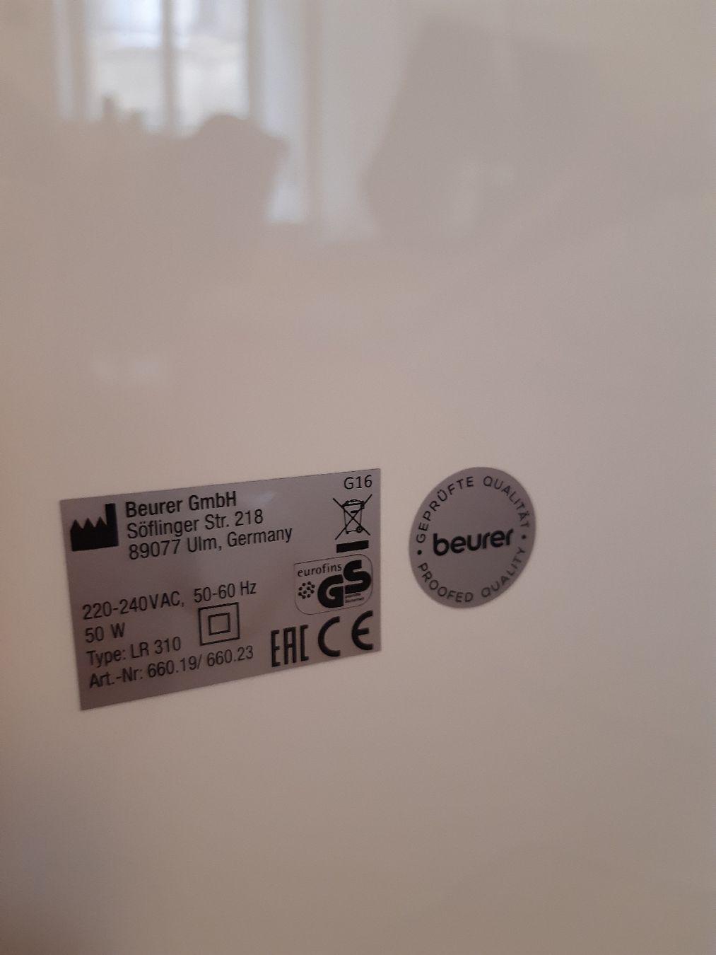 Ventilazione: Luftfilter von Beurer - wie neu! – Nuovo (secondo la descrizione) da Biel/Bienne venduto da lalilullu 2