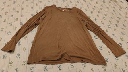 Gudrun Sjöden Langarmshirt braun Grösse XL 