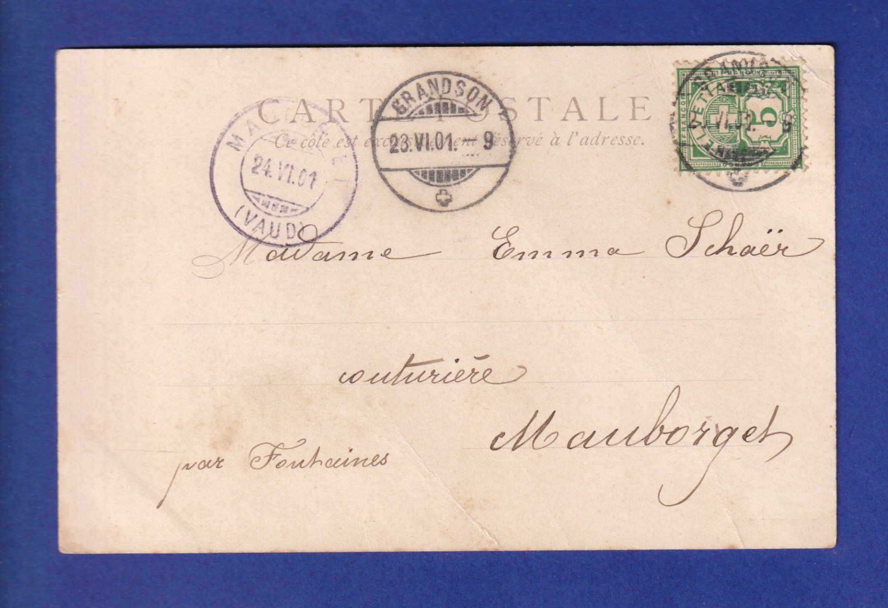 Cartoline postali: OISEAU - Moineau // pli // – Usato da Pully venduto da nicecards-shop 1