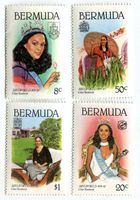 Briefmarken "Miss World". Bermuda.