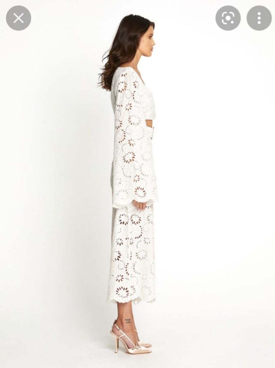 Zimmermann Tute: Alice Mccall Eyelet Cotton Blouse & Pants – Usato da St.Josefen venduto da lop_lh8d 2