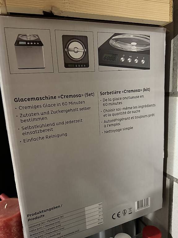 Elettrodomestici da cucina: Glacemaschine Cremosa – Usato da Thun venduto da Asap 1
