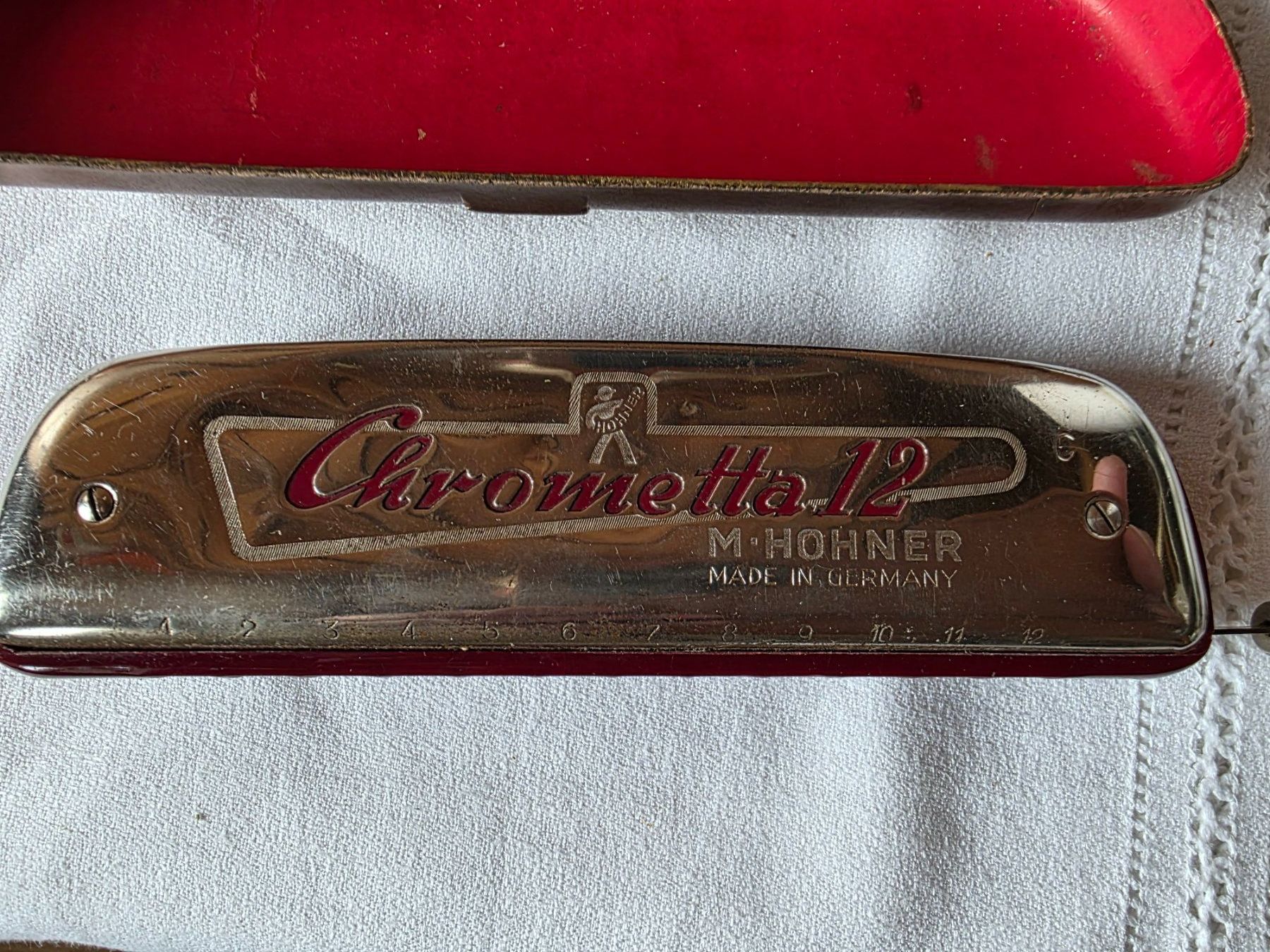 Hohner Musikinstrumente: Chrometta 12 - M. Hohner Mund Harmonika – Gebraucht aus Walterswil BE von Lonitti