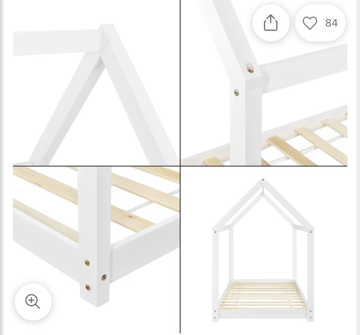 Letti: Hausbett weiss 90x200 cm – Usato da Full-Reuenthal venduto da kam_s6cs 8