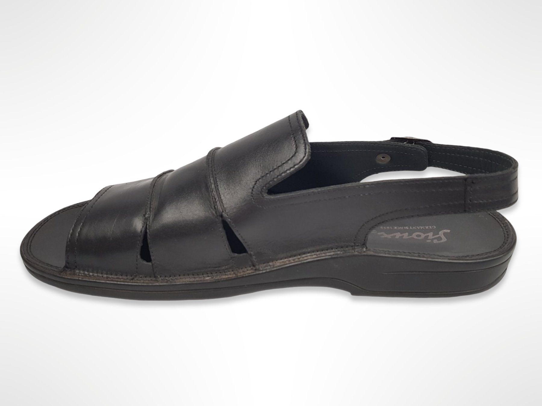 Herrenschuhe: SIOUX Herren Sandalen Schwarz – Gebraucht aus Suhr von Restwert_Suhr 4