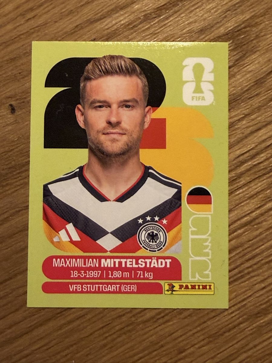 Panini Sammelbilder & Trading cards: Panini WM 2026 Maximilian Mittelstädt GER 9 – Neu (gemäss Beschreibung) aus Reinach BL von Pepe2412