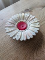 Windlicht Ton Blume