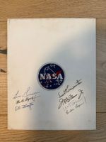 Original NASA-Patch, vintage Gedenktafel „Mercury 7“