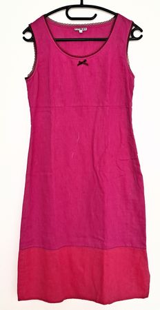 Energie Kleid 60% Leinen, 40% Baumwolle Gr. S
