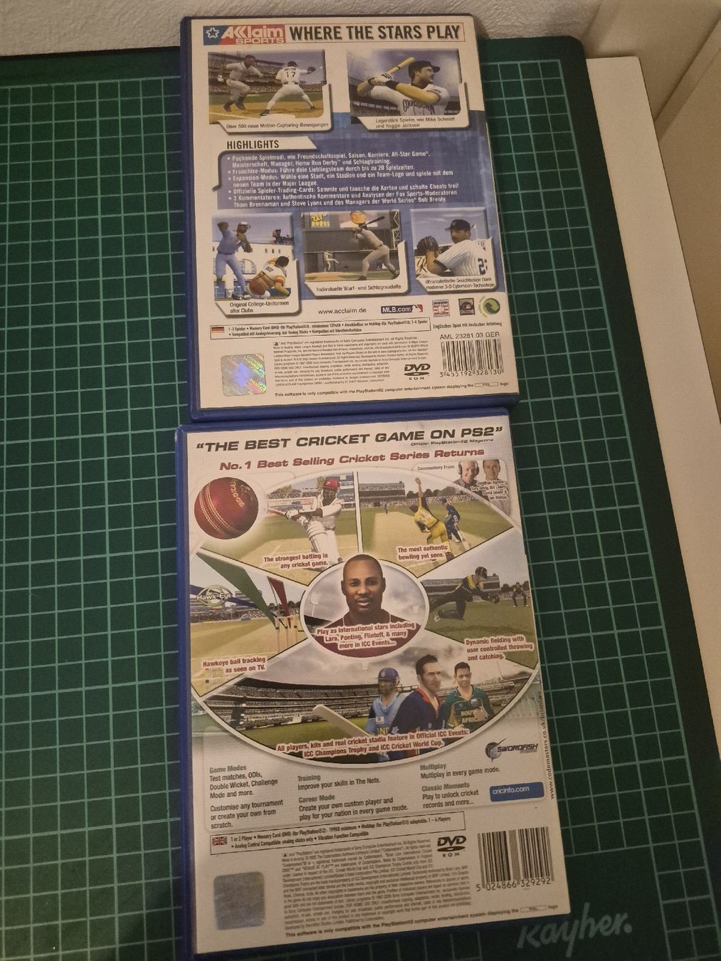 Sony Giochi: PS2 All-Star Baseball 2003 & Brian Lara Cricket 2005! – Usato da Meyrin venduto da Retro-GZ 2