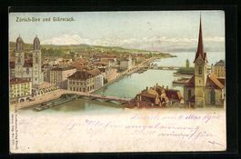 Litho Zürich, Gesamtansicht mit Zürich