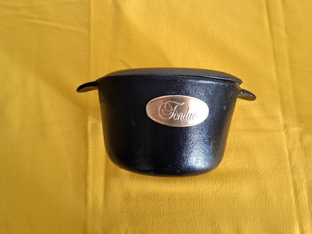 Fondue Bourguignonne Pfanne mit Rechaud Kaufen auf Ricardo