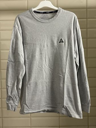 Palace Langarmshirt Grau Grösse L 