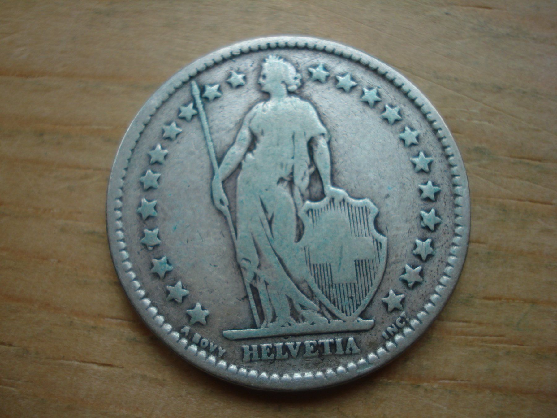 Alle Münzen: (B) 2 Franken 1879 – Gebraucht aus Erlach von Net-Coins 1