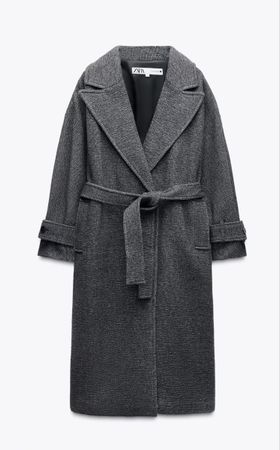 Mantel aus Wollmischung/ manteau en laine mélangée L