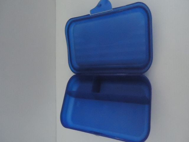 Recipients et similaires: Blaue Kunstoffbox, Znünibox, – D'occasion à Ergisch par Haemmerli59 3