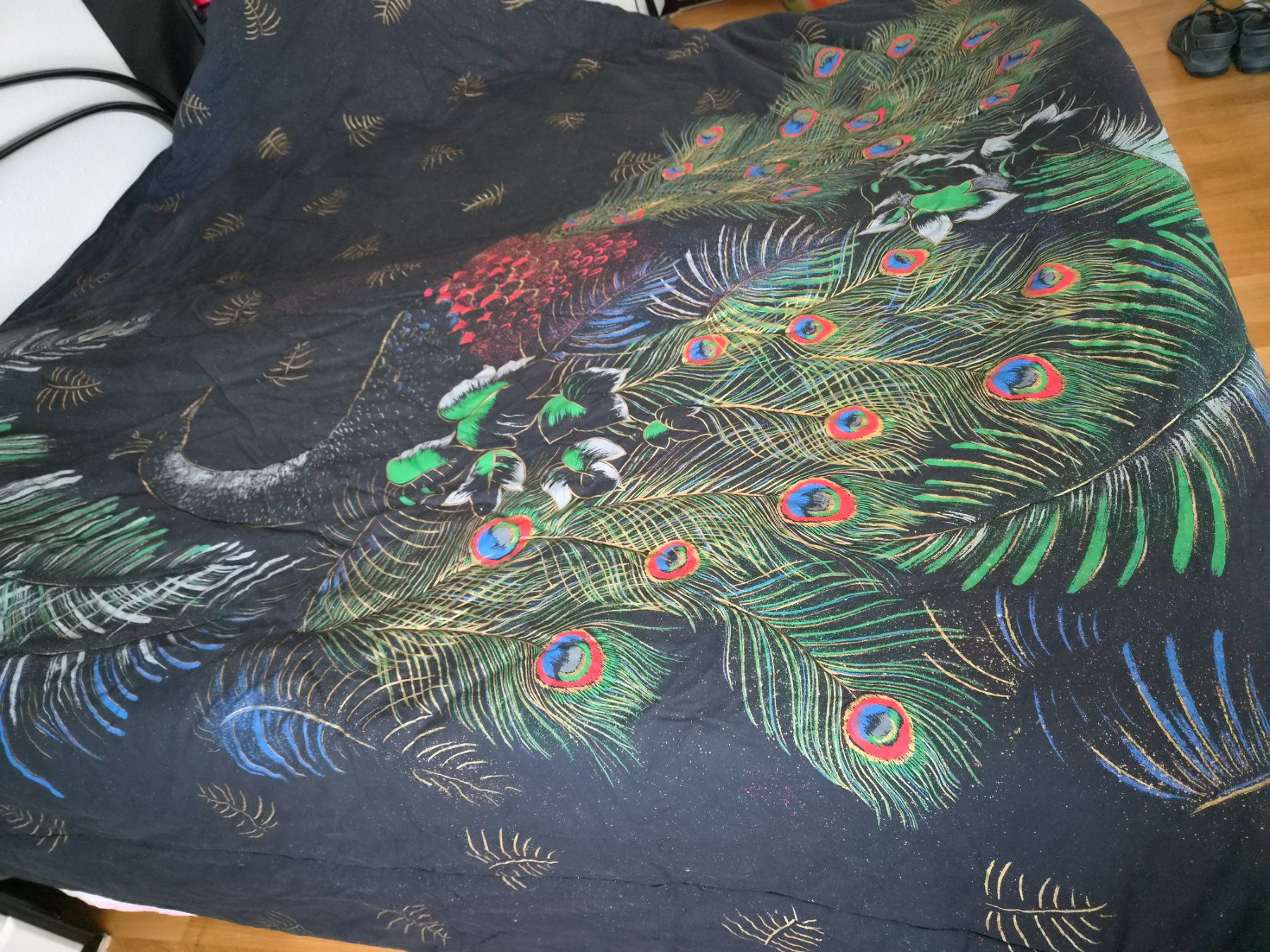Coperte: Steppdecke Pfau / 240 x 280cm – Usato da Zürich venduto da Citalo 1