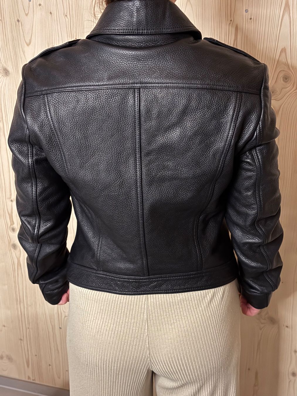 Burberry Giacche: Burberry Lederjacke Damen – Nuovo (secondo la descrizione) da Romont BE venduto da n.gfeller 1