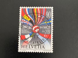 1992: Gemeinschaftsausgabe CH/A mit Vollstempel