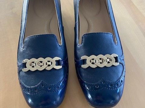 Geox Damenschuhe: Geox dunkelblau, 37.5, neu – Neu (gemäss Beschreibung) aus Langnau am Albis von unke68