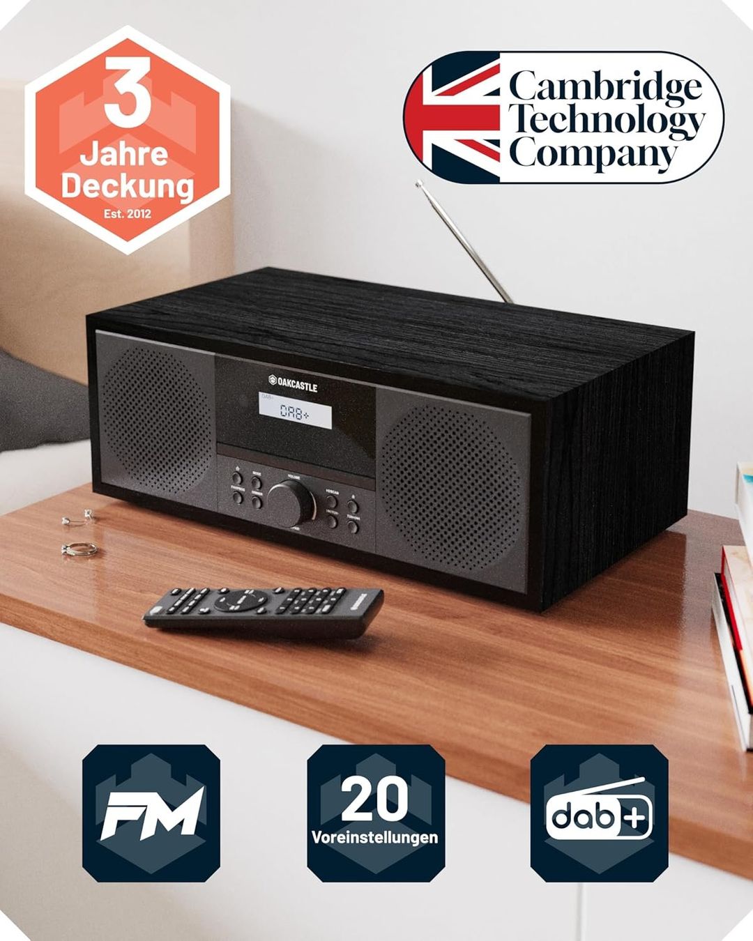 Radio: Digitalradio schwarz DAB+ UKW Cambridge Technology
59 – Usato da Ostermundigen venduto da Ursro