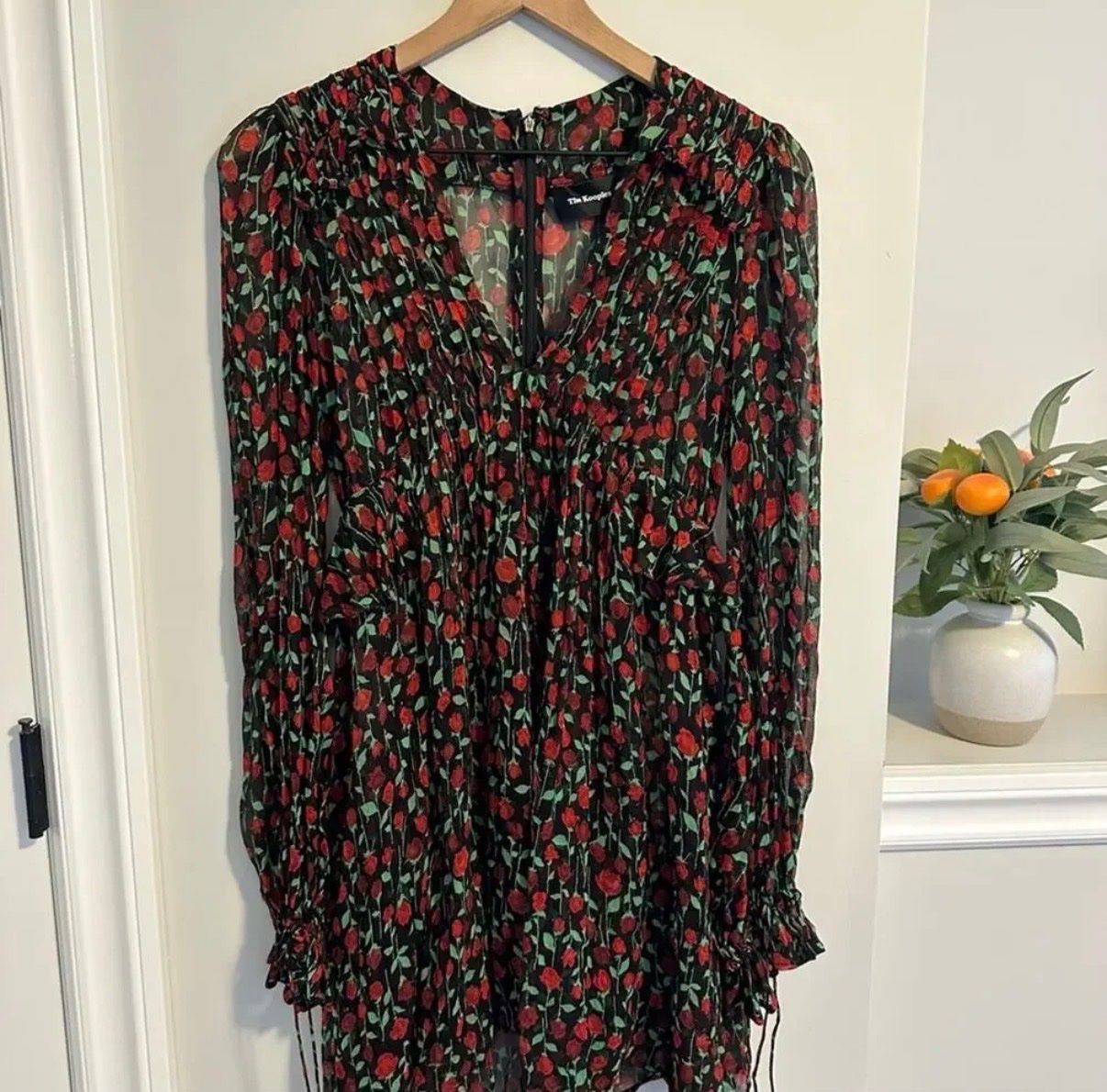 Kooples Robes: Kleid The Kooples Blumenmuster Seide – D'occasion à Siebnen par koschitoschi 1