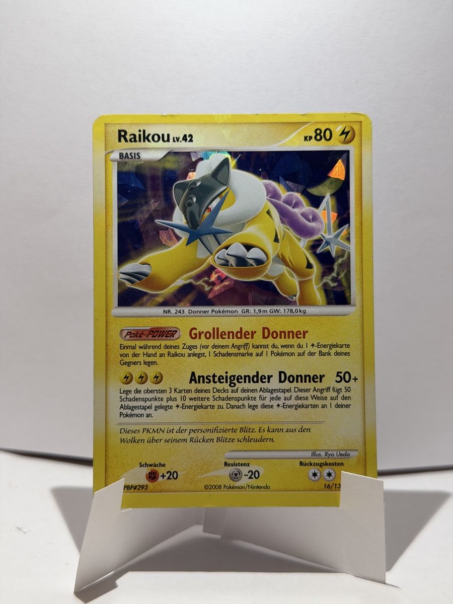 Pokémon Carte collezionabili: Pokémon Raikou Holo 16/132 – Usato da Wetzikon ZH venduto da kev_2rhl