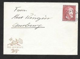 Pro Juventute Briefli Nr. 49 Basel 31.12.1952