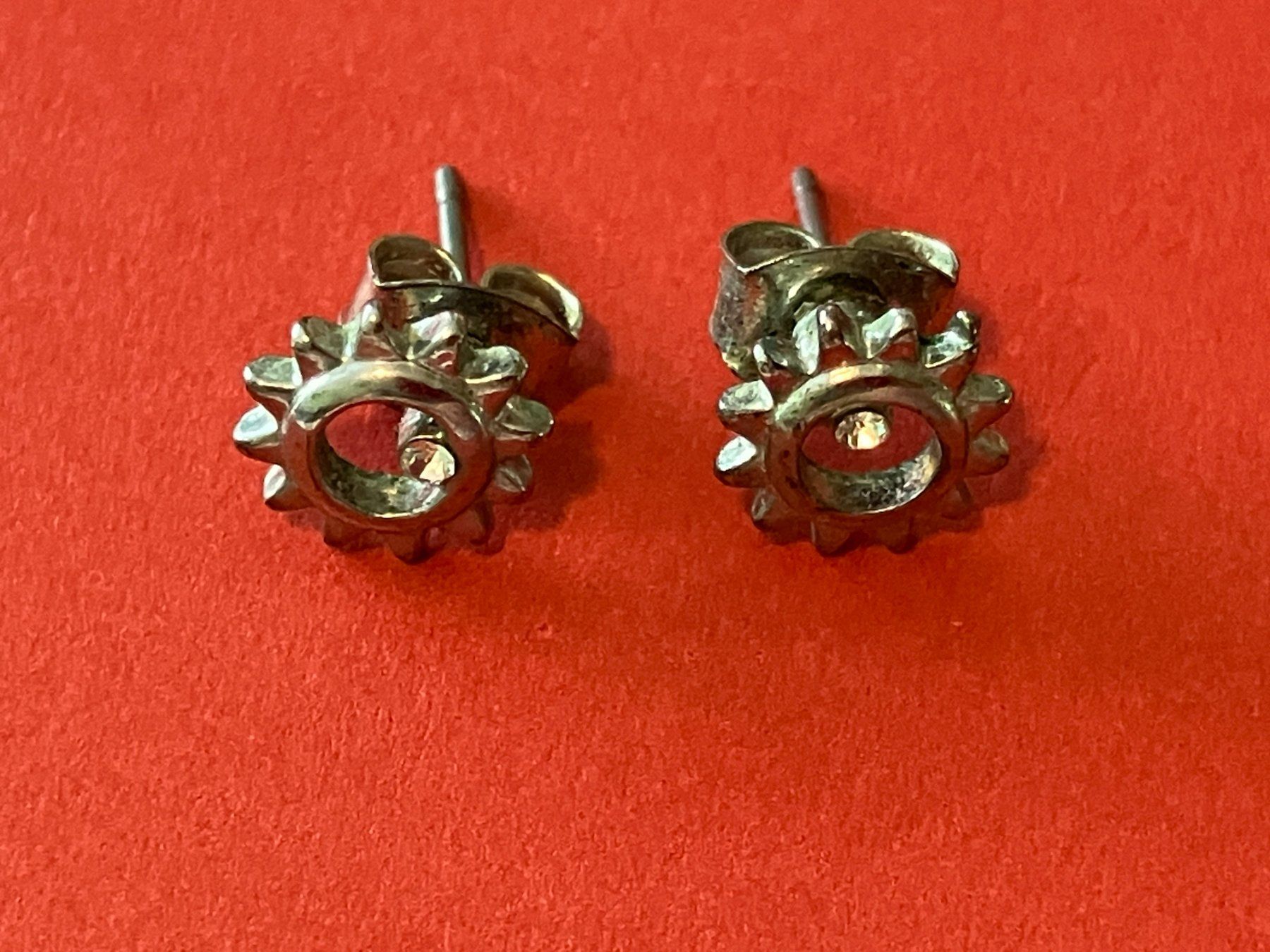 Boucles d'oreille: Coole Edelstahl Ohrstecker, Zahnrad Design – D'occasion à Basel par djwwpp